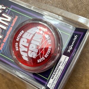 SMITH Red Hyper Spin Auto-Return Yo-Yo